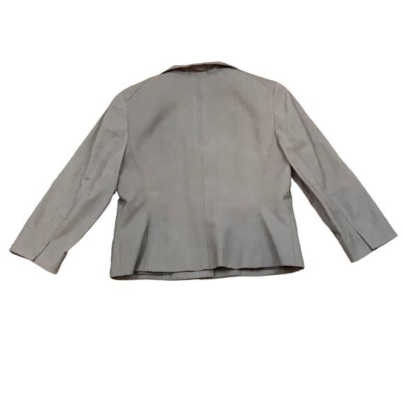 Badgley Mischka Gray Wool Blend Blazer - Picture 7 of 7
